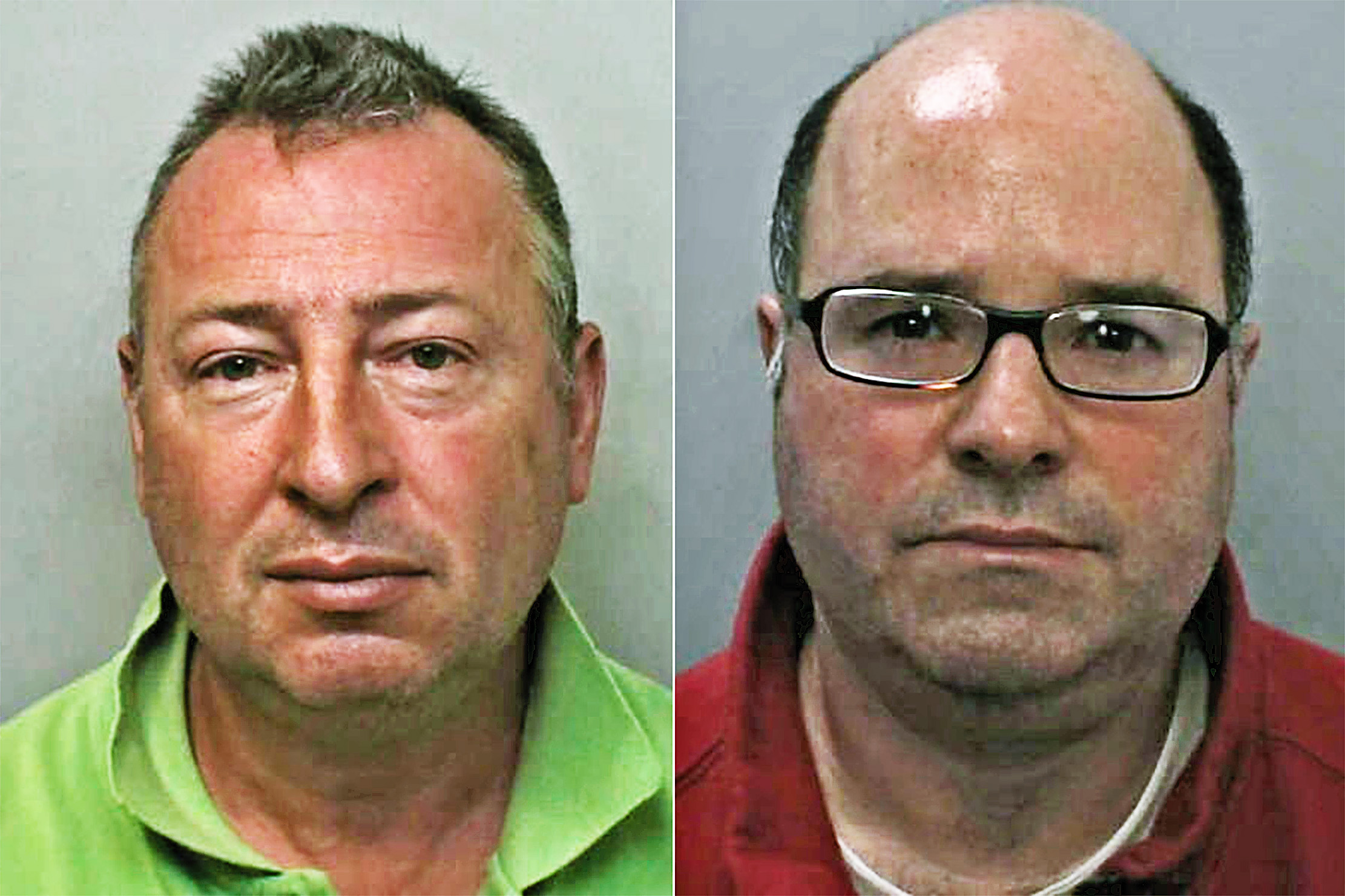 David Mills, left, and Lynden Scourfield were convicted for their parts in the multimillion-pound HBOS fraud